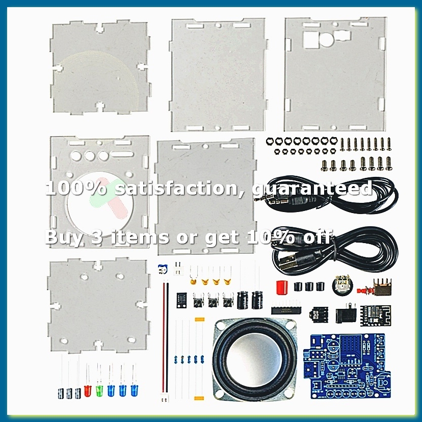 Diy Electronics Project Kit - Kit de haut-parleur Bluetooth DIY, projet