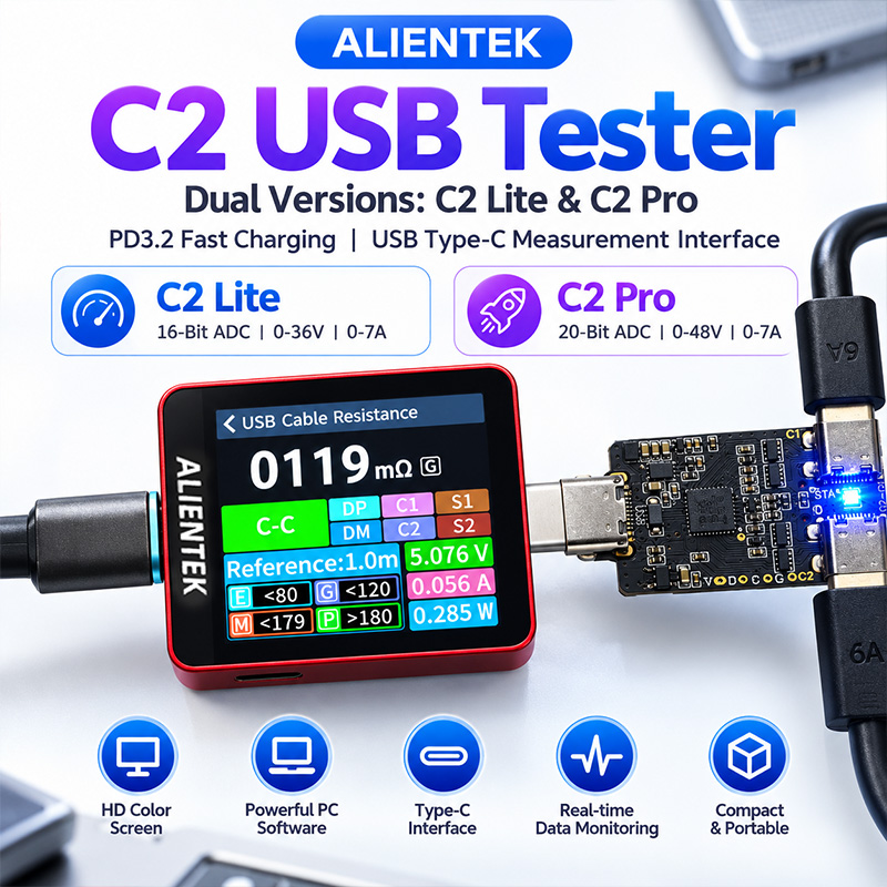 Testeur d'écran couleur ALIENT - Logic Analyzer Usb avis et prix