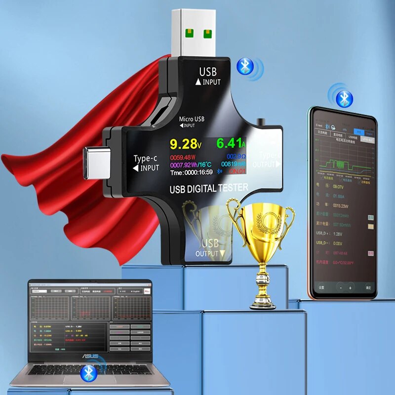 Testeur USB DC type-c PD voltm - Logic Analyzer Usb avis et prix